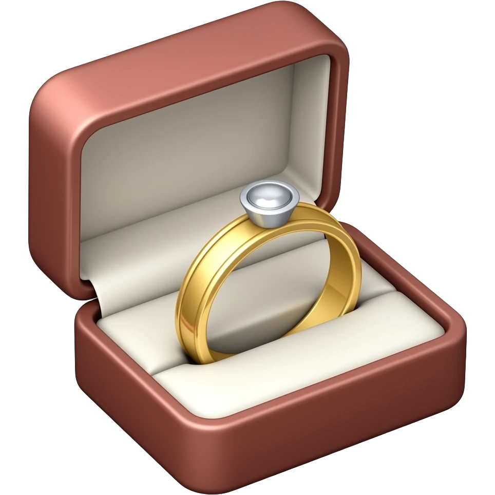 ring box with ring emoji