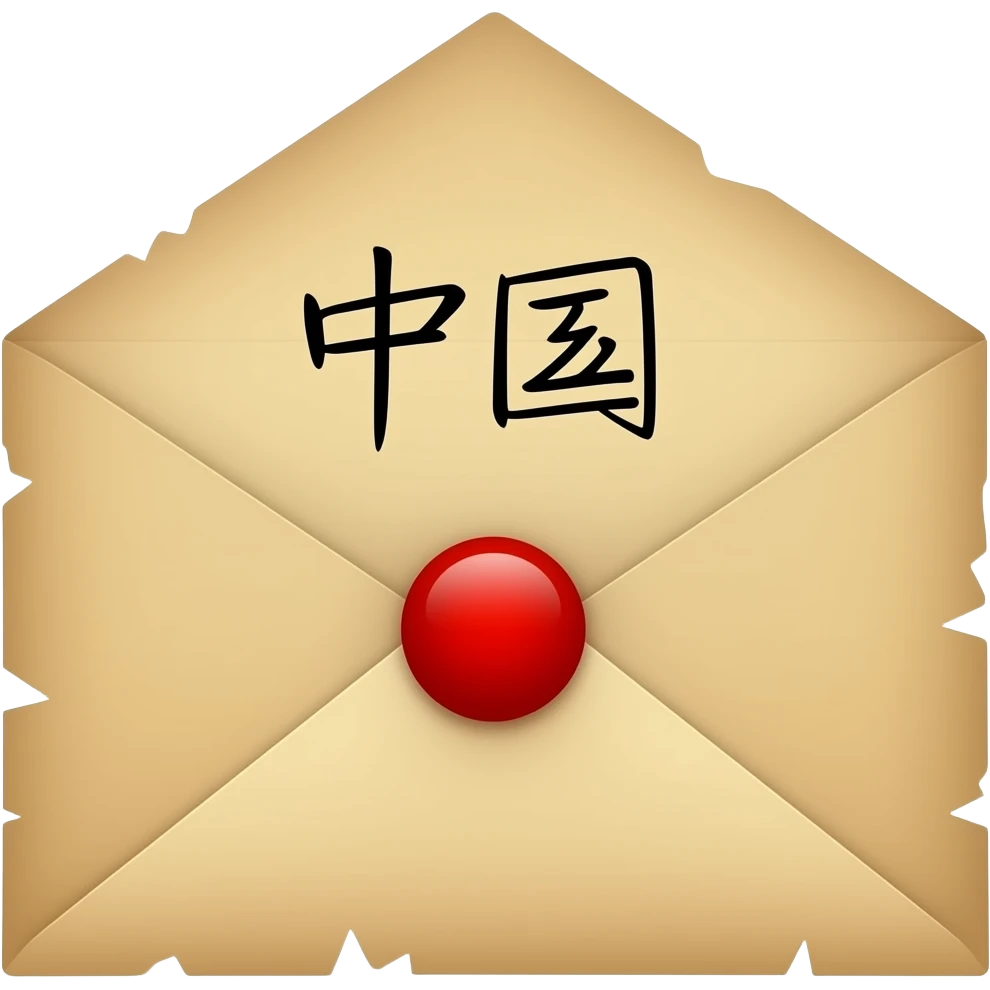 Lettre amour chinoise emoji