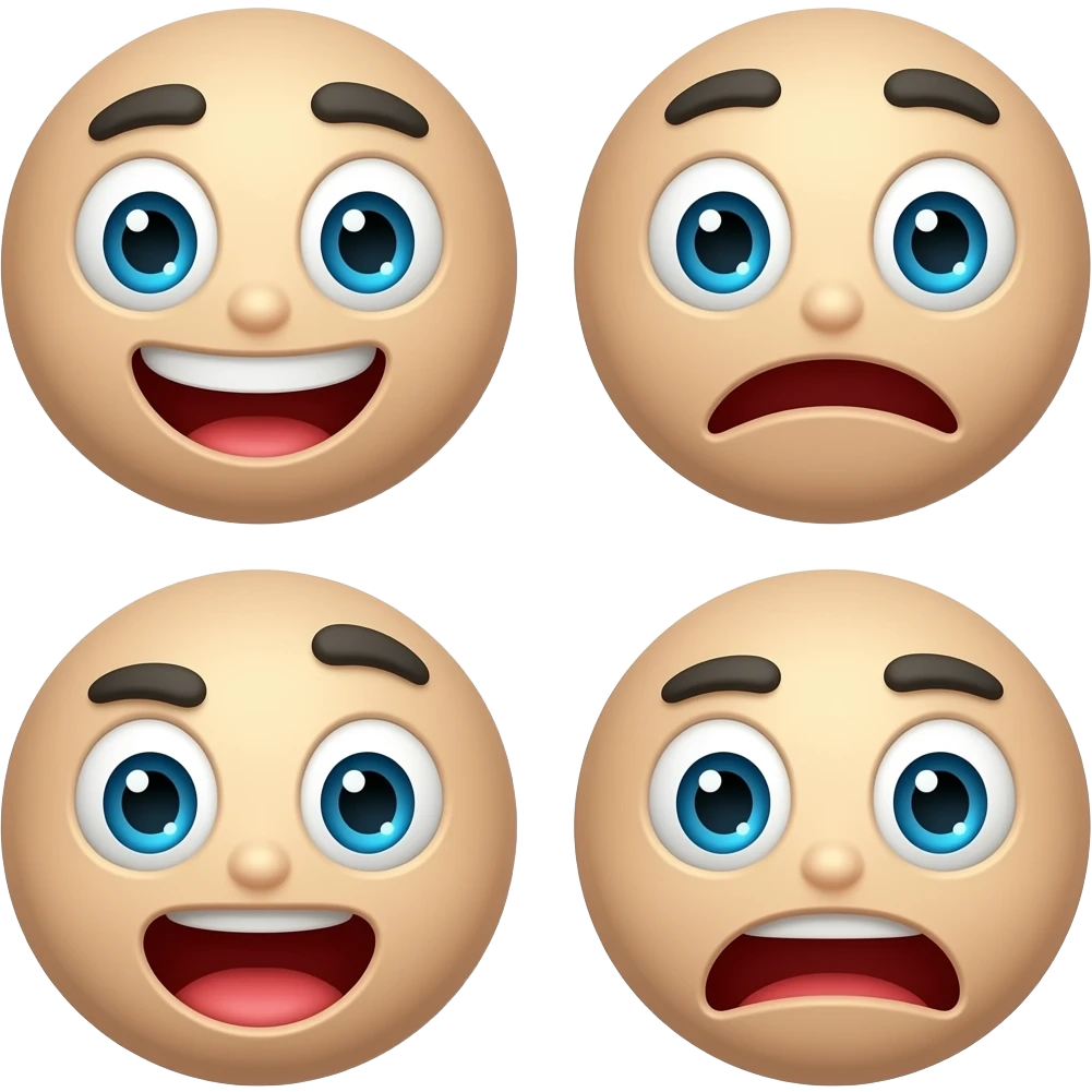 Bimojis que no existan actualmente con expresiones emoji