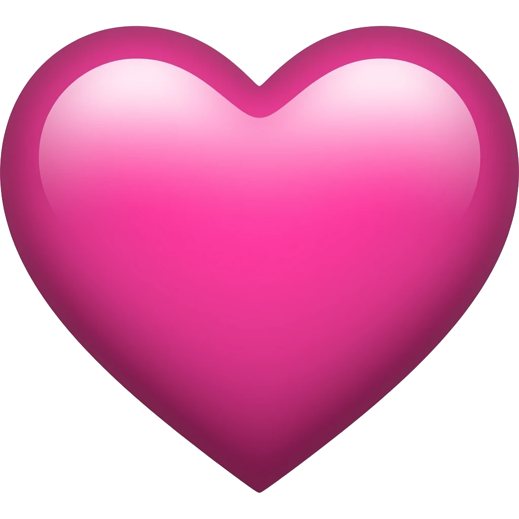 Magenta color heart emoji