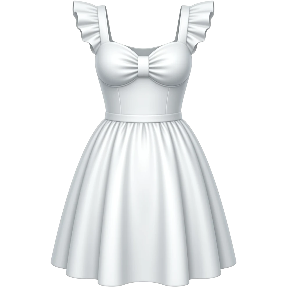 white dress emoji