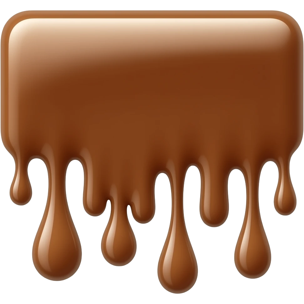 liquid chocolate emoji