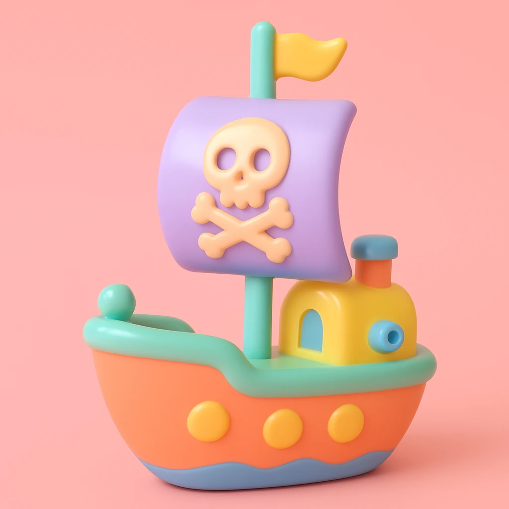 pirate ship emoji