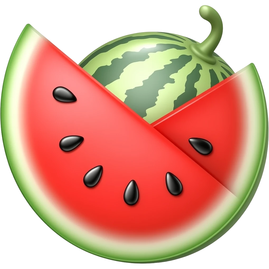 melancia do amor emoji