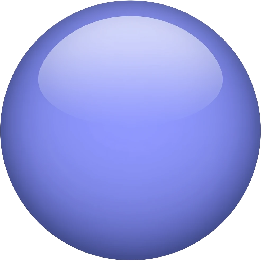 Purpleish blue circle emoji