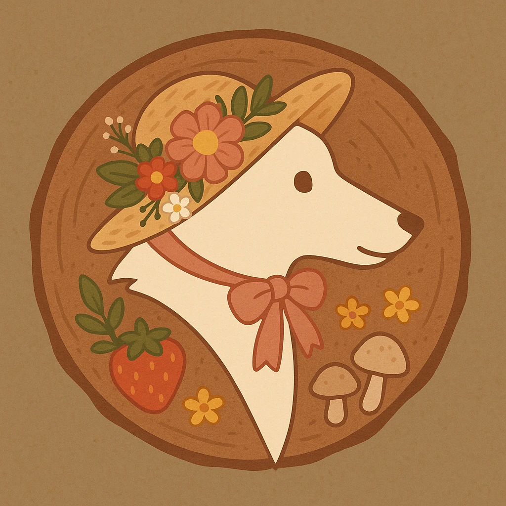 Give the Overwolf logo a cute cottagecore makeover emoji