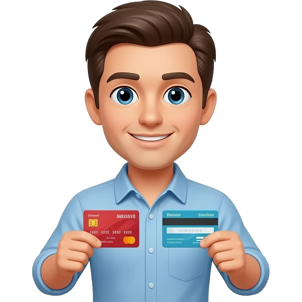 using credit cards emoji