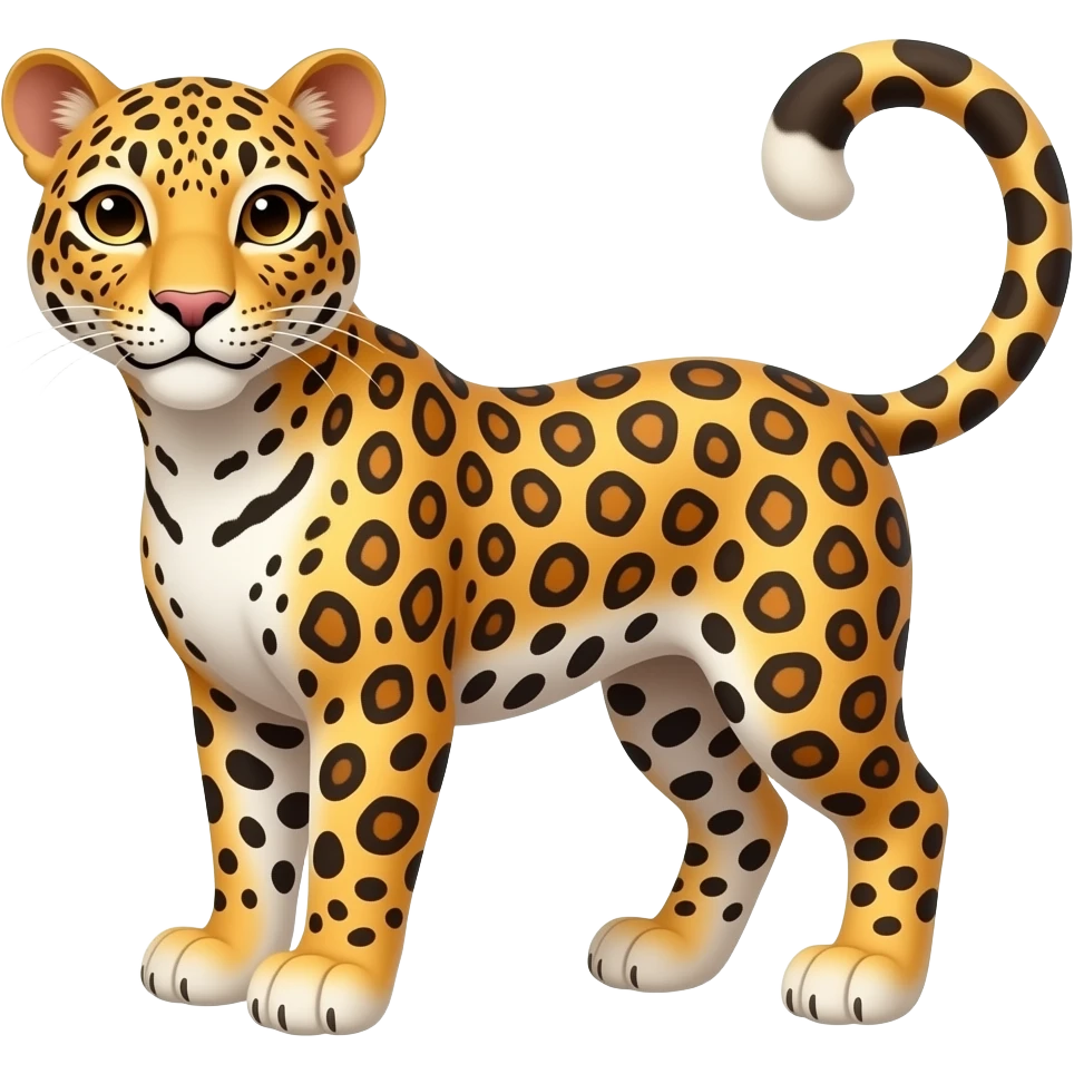 Cartoon leopard r emoji