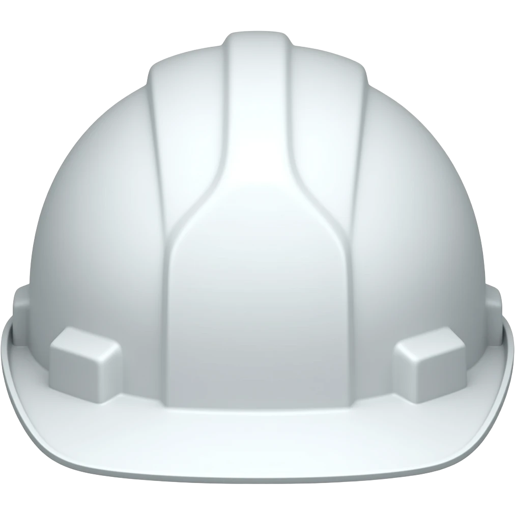 White hard hat emoji