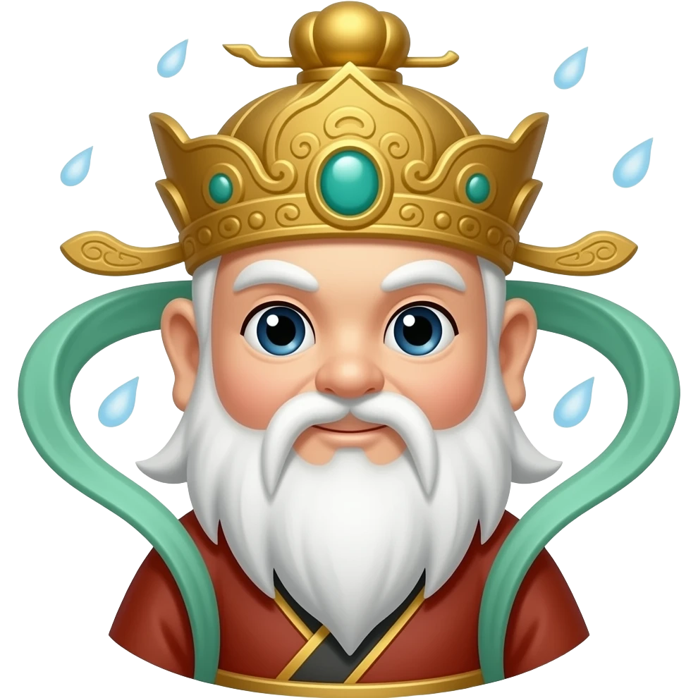 A Chinese God of Weath emoji
