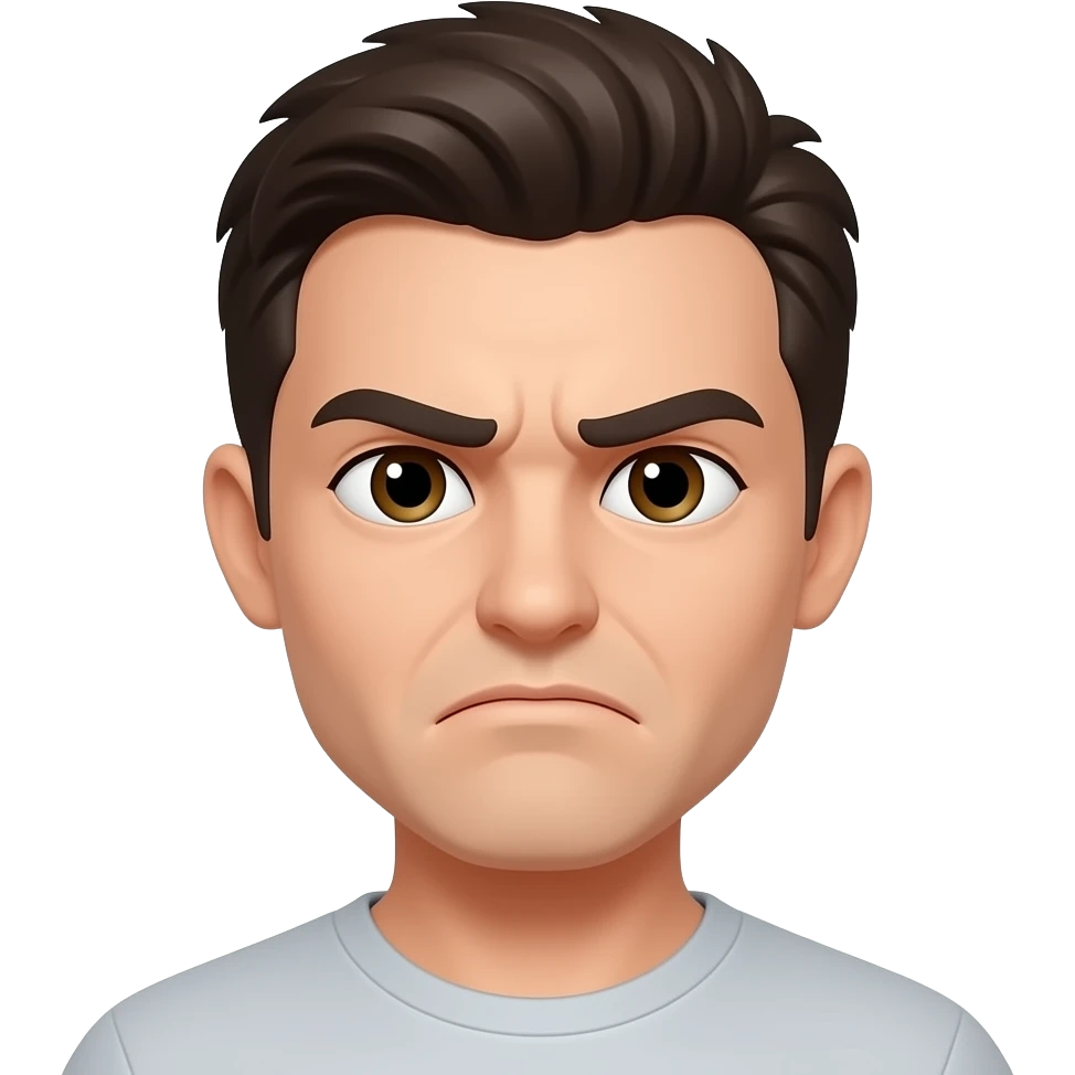 meme Fruncir el seño emoji