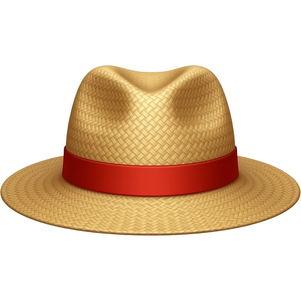 Strawhat with red band emoji
