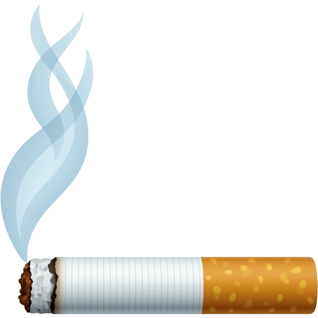 1 tane sigara dumanlı emoji