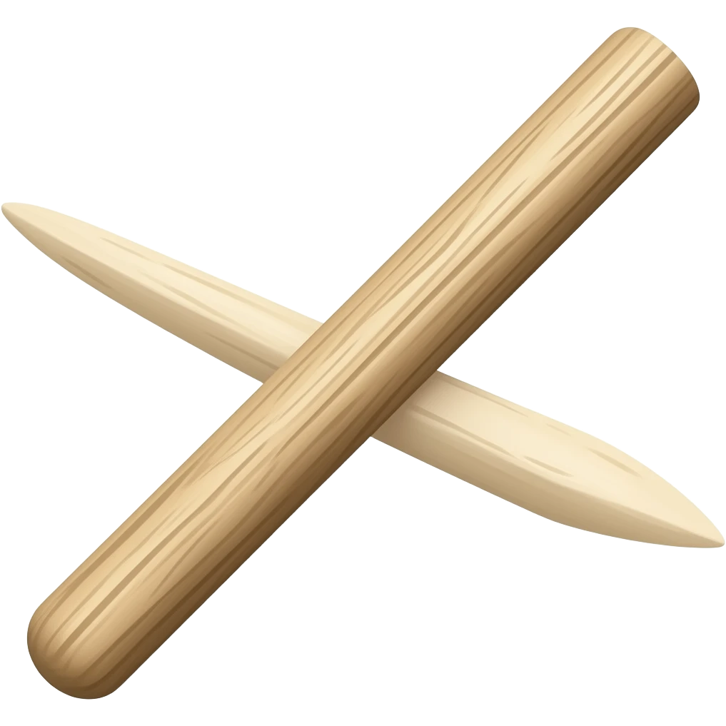 beige stick emoji