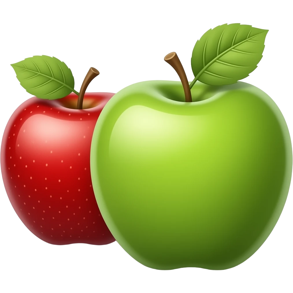 🍎🍏 emoji