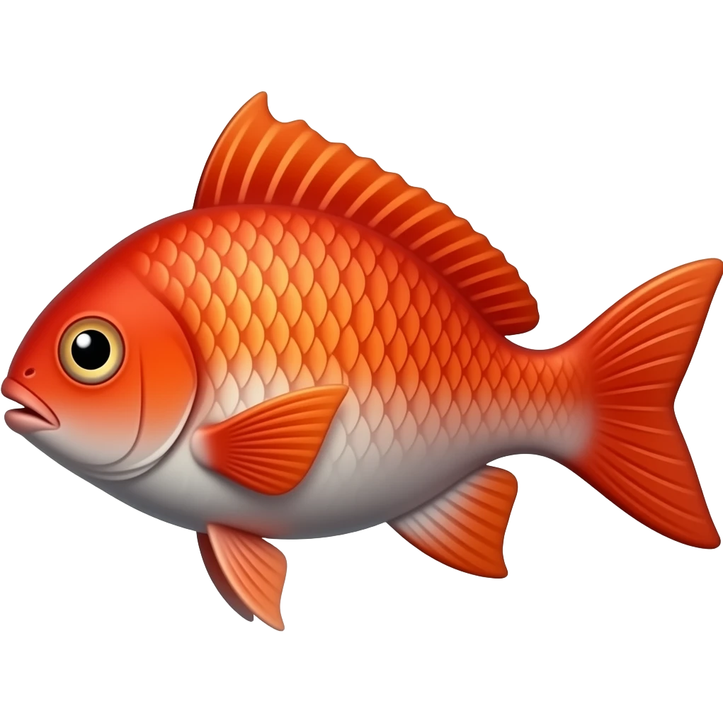 Red fish emoji