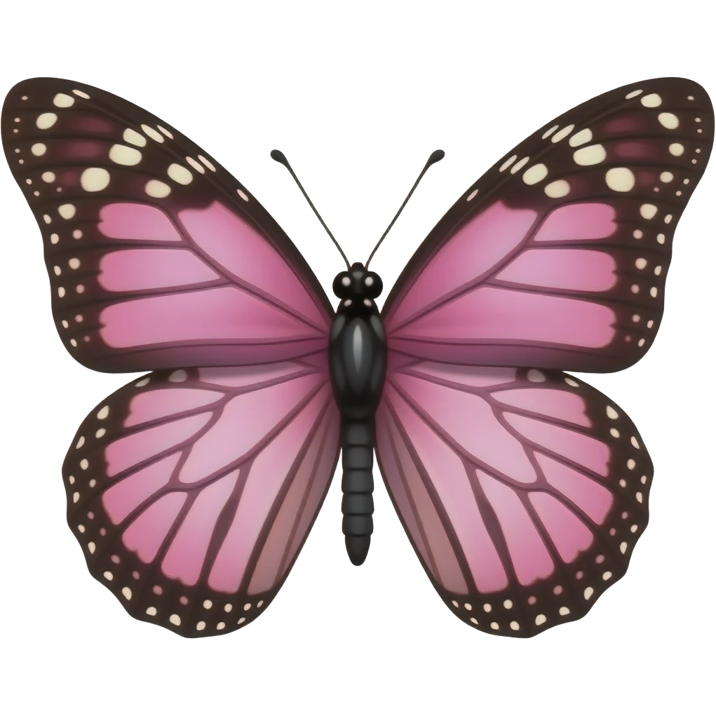 borboleta pink emoji