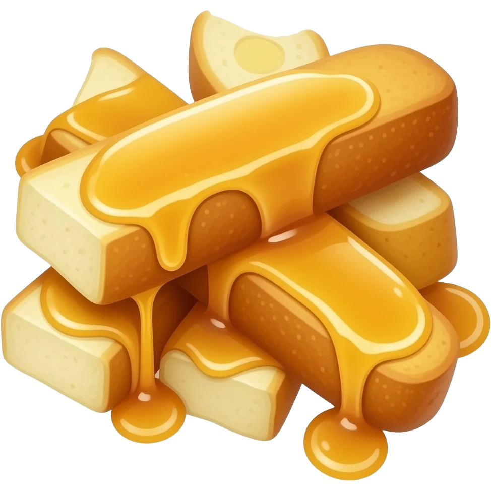 French toast sticks with syrup emoji