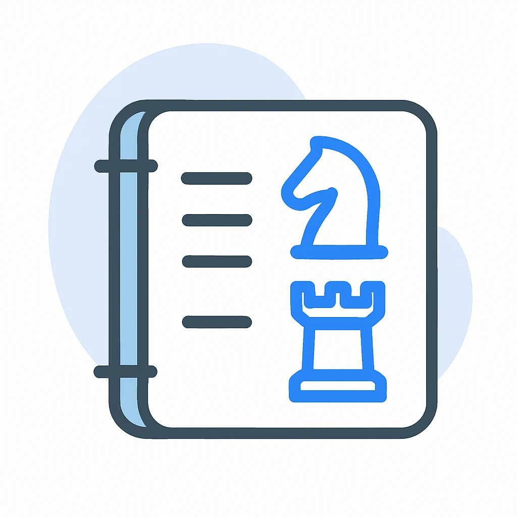 Study planner, but about chess  emoji