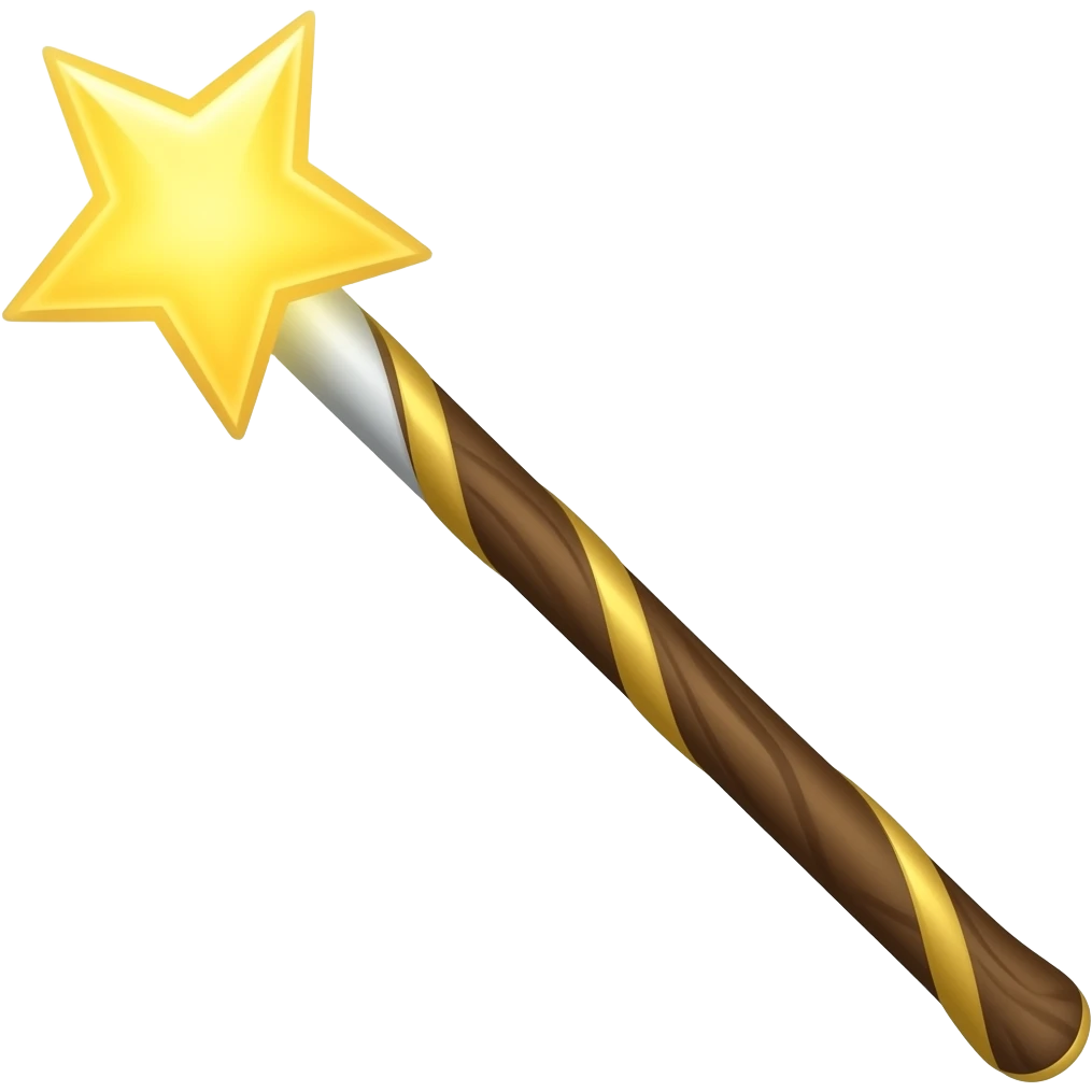 magic stick emoji