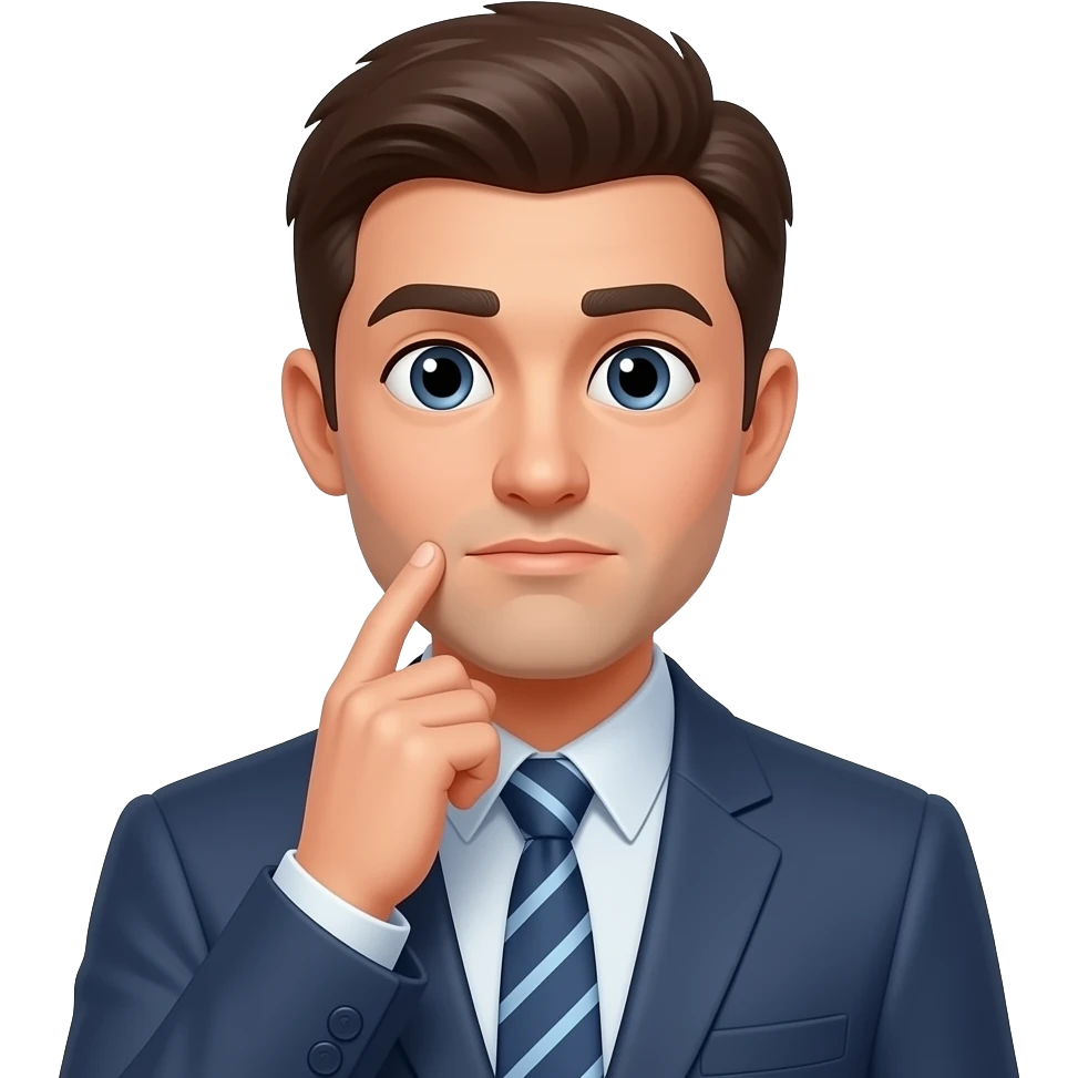 emoji tomando decisión emoji