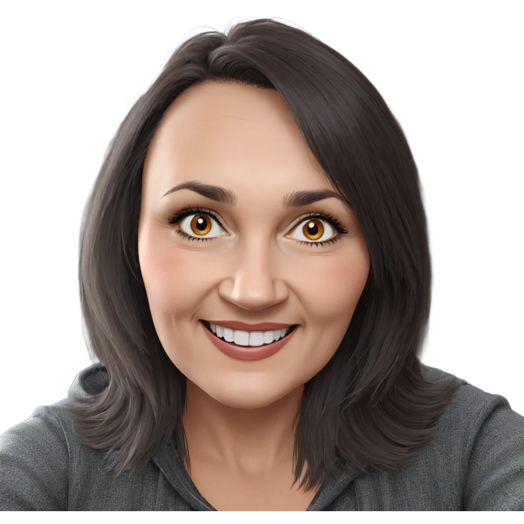 smiling girl portrait smiling emoji