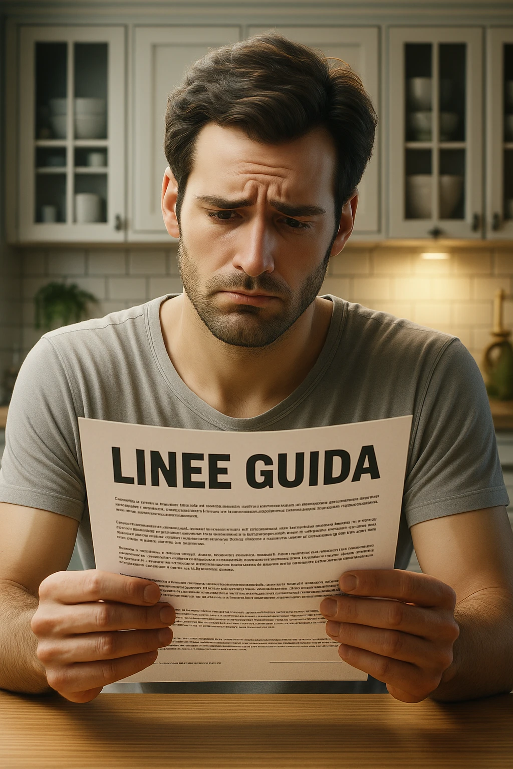 FALLA IDENTICA A QUESTA MA SUL FOGLIO SCRIVI "LINEE GUIDA" IN ITALIANO emoji