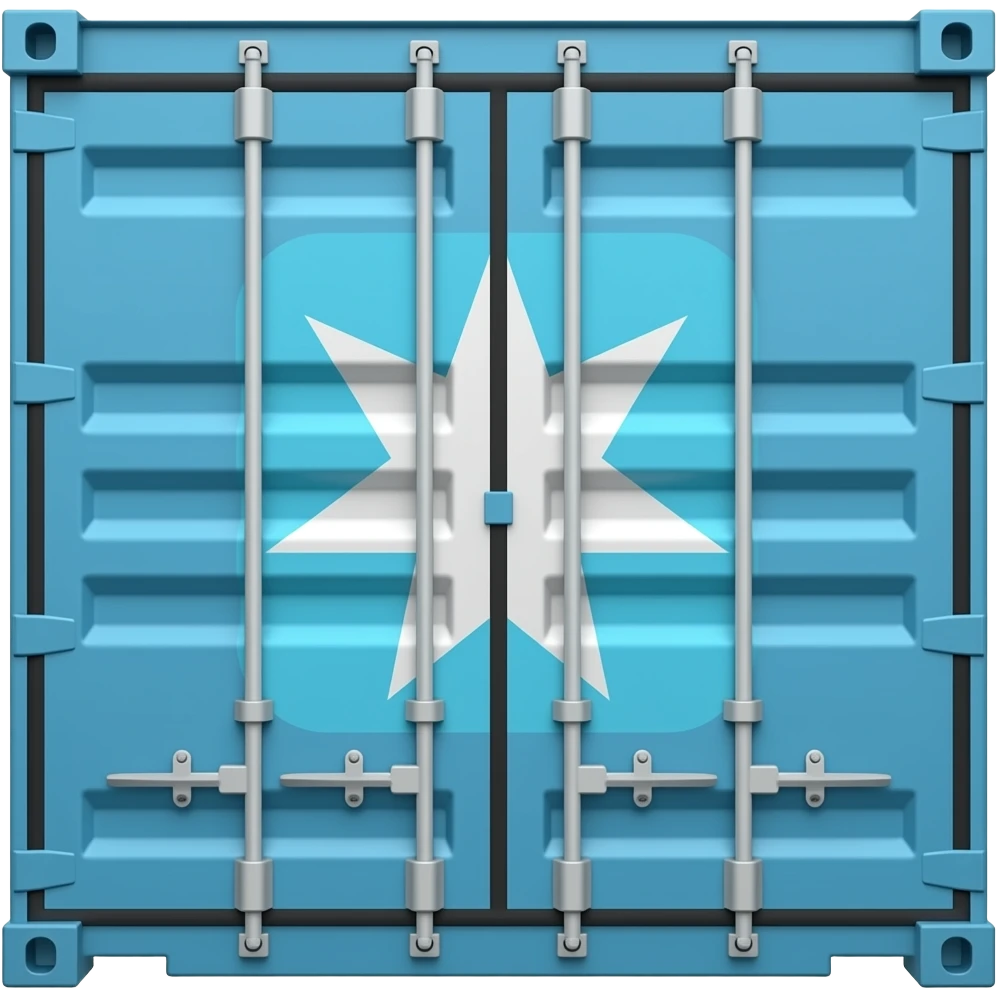 blue maersk container emoji
