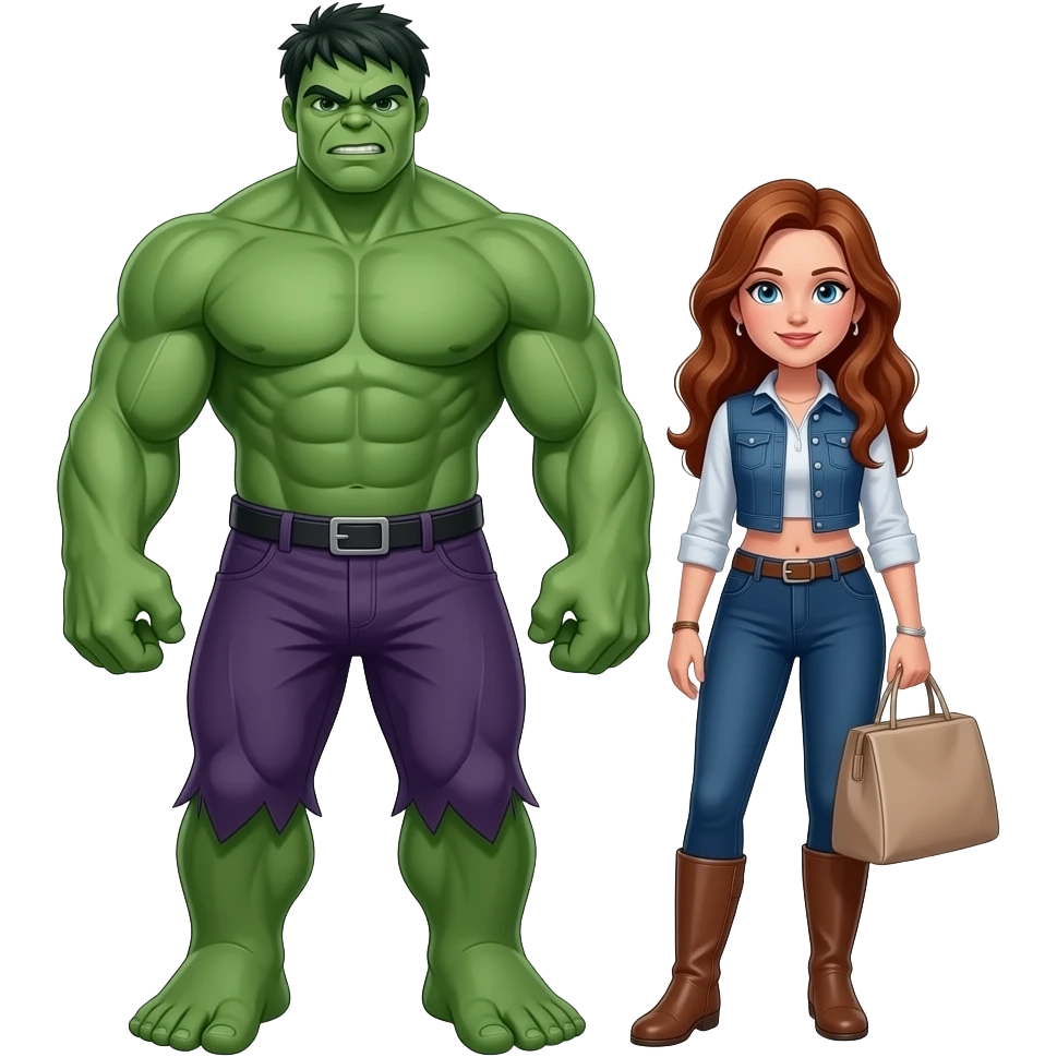 hulk  e fiona emoji