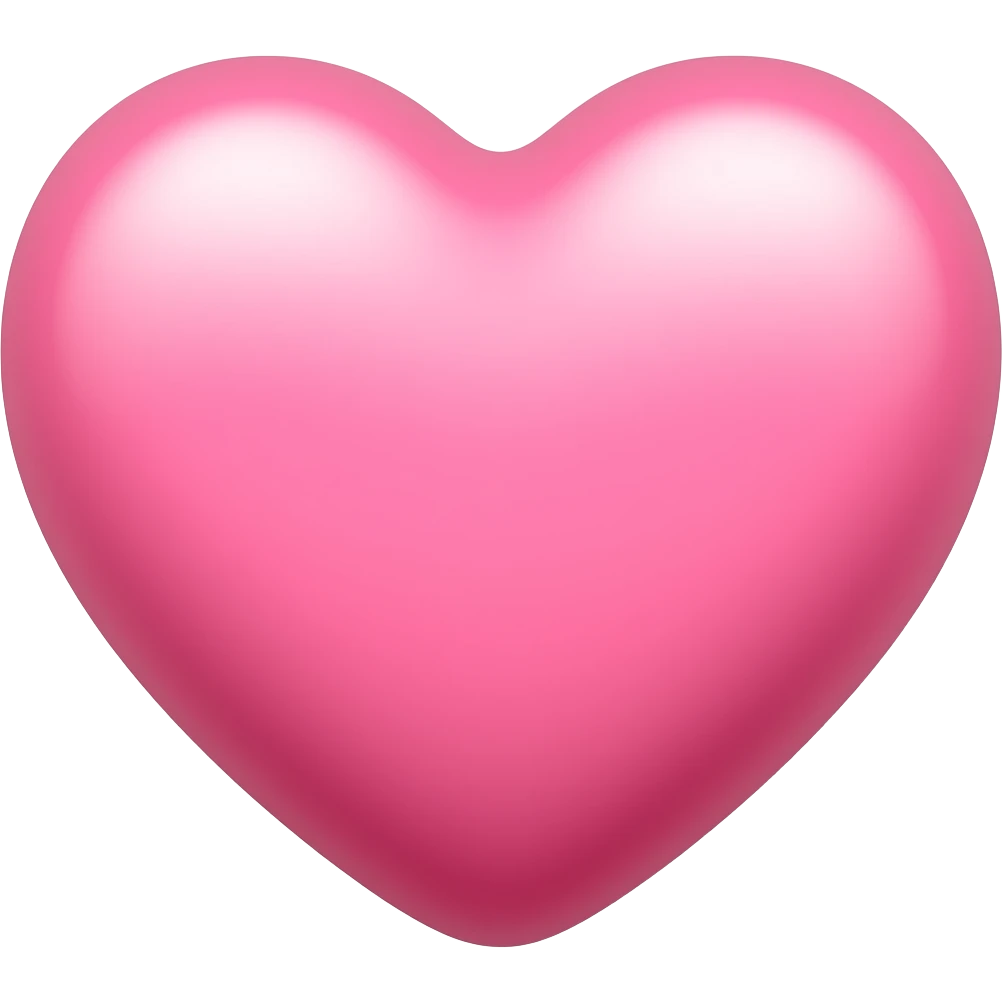 Baby pink heart emoji