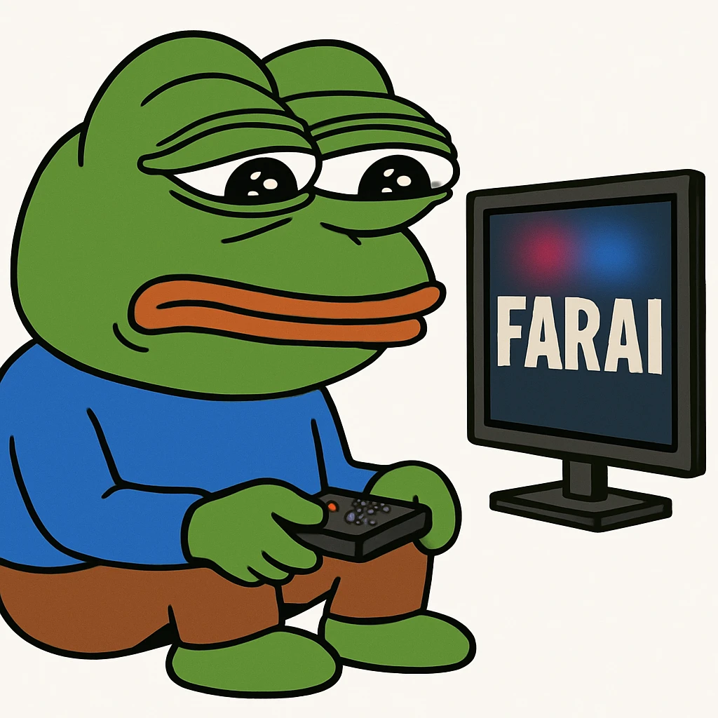 sukurk kad žiuri Farus 3D baltu fonu emoji