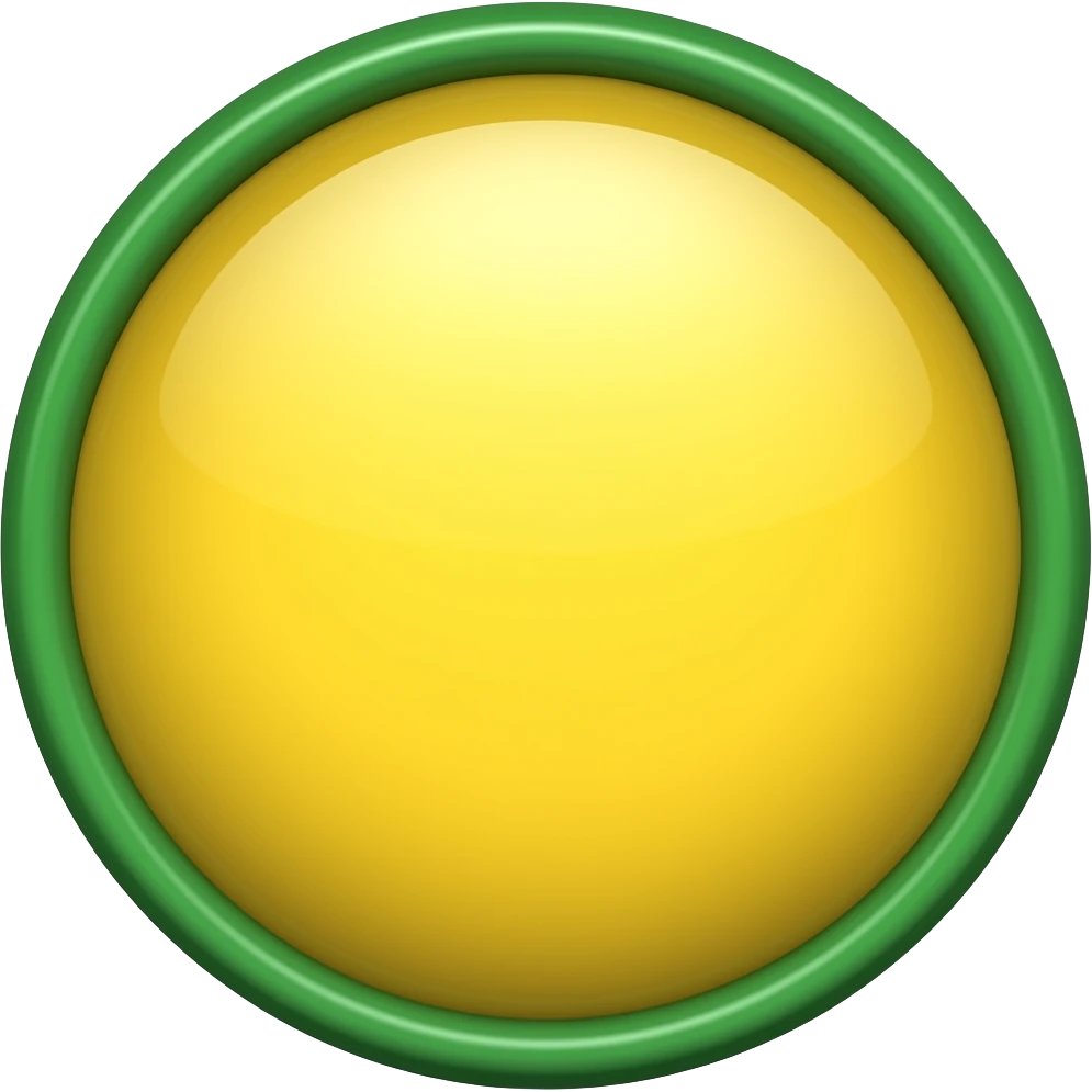 Sarı dairenin etrafına yeşil çember ekle emoji