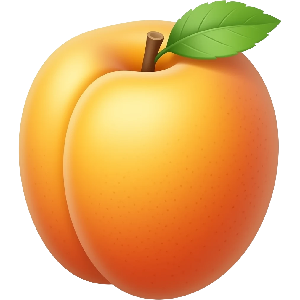 Apricot emoji