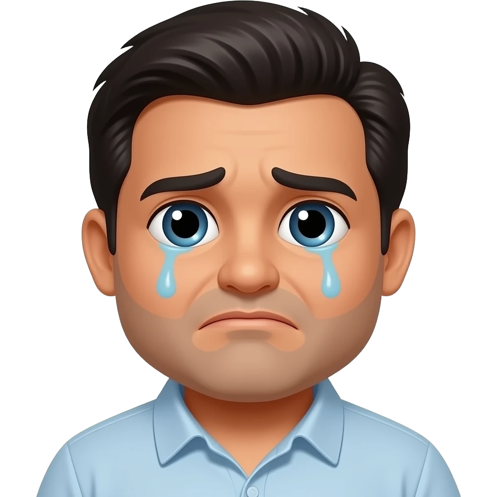 crybaby fatty very sadmahesh emoji