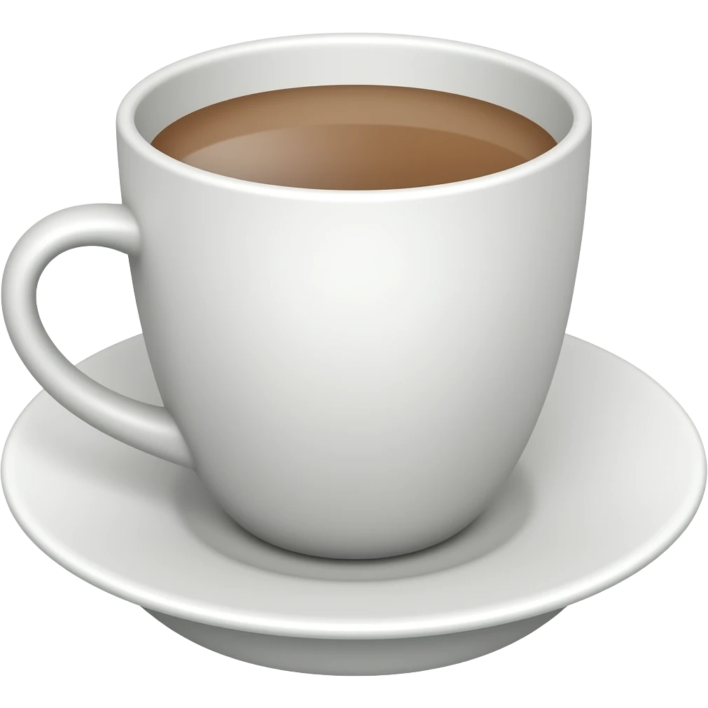 İnce belli çay bardağı ve tabağı emoji