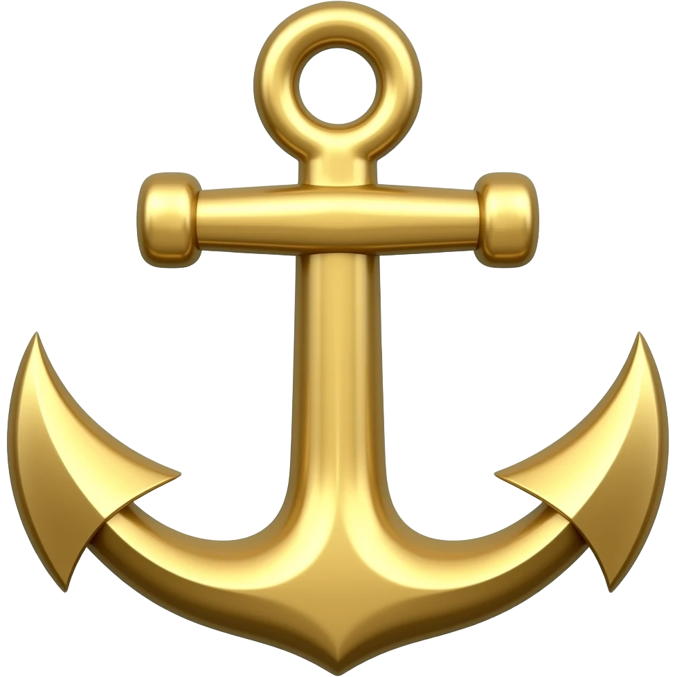 golden anchor emoji