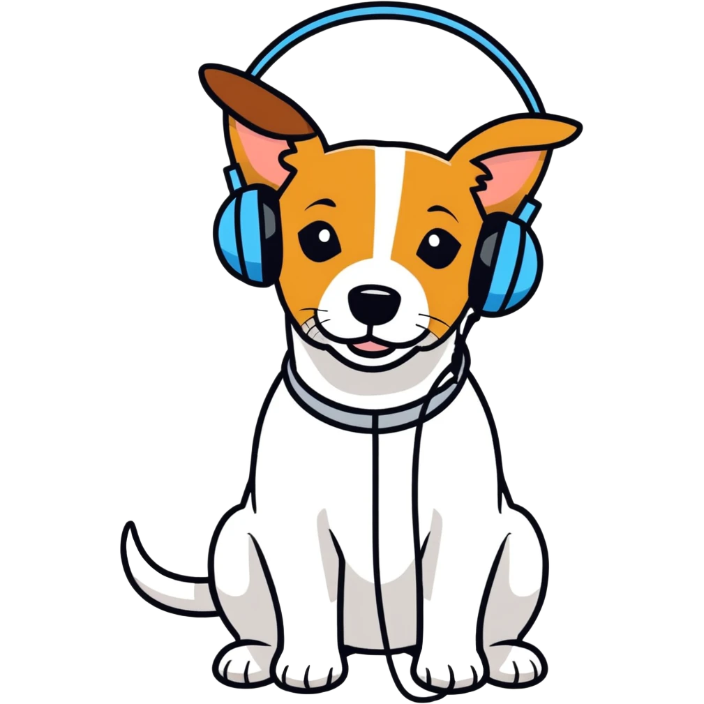 Jack Russel dj emoji
