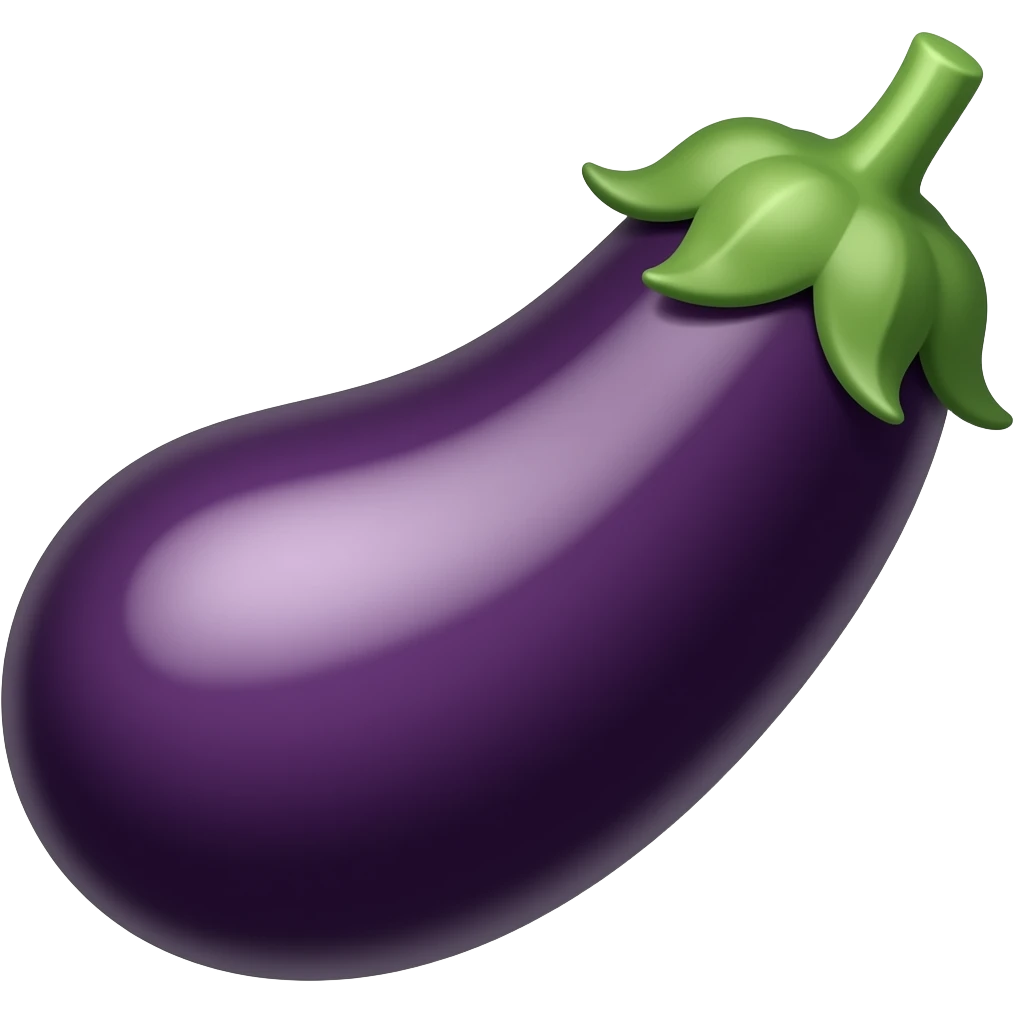 eggplant emoji