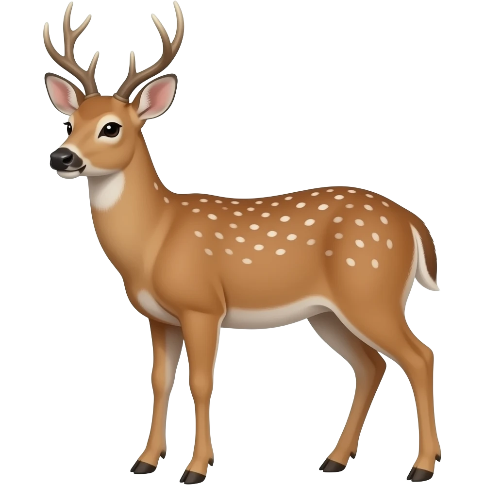 cerbiatto senza corna  emoji iphone emoji