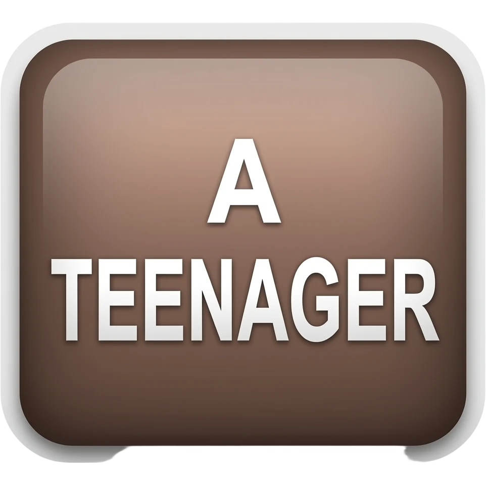 OFFICALLY A TEENAGER SIGN emoji