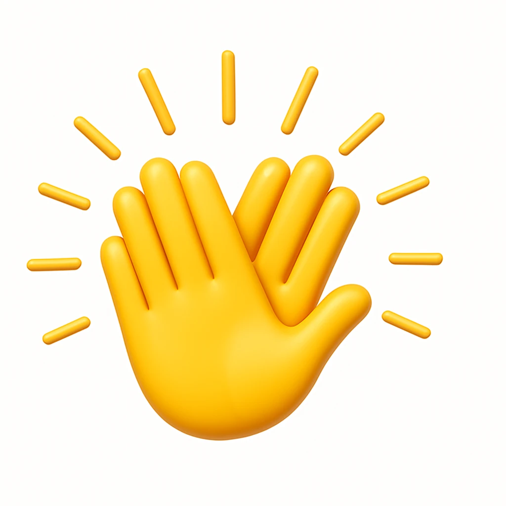 Convert the uploaded image into a 3D Apple-style emoji — preserve the key shapes, colors, and overall composition of the original image. Simplify the forms into clean, rounded cartoon-style elements while keeping the subject recognizable. Apply glossy textures, soft lighting, smooth shading, and render everything in Apple emoji style on a clean white background emoji