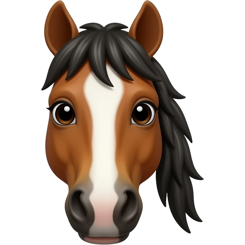 horse with half body emoji