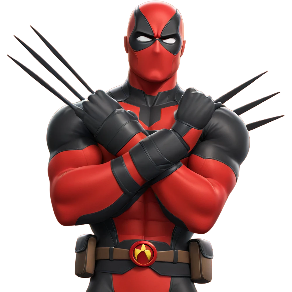 muscular superhero in bodysuit emoji