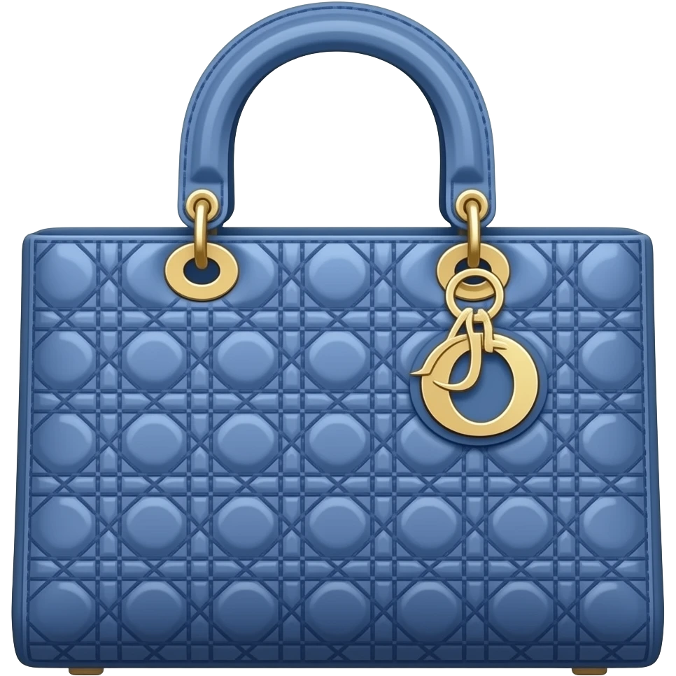 blue dior tote bag emoji