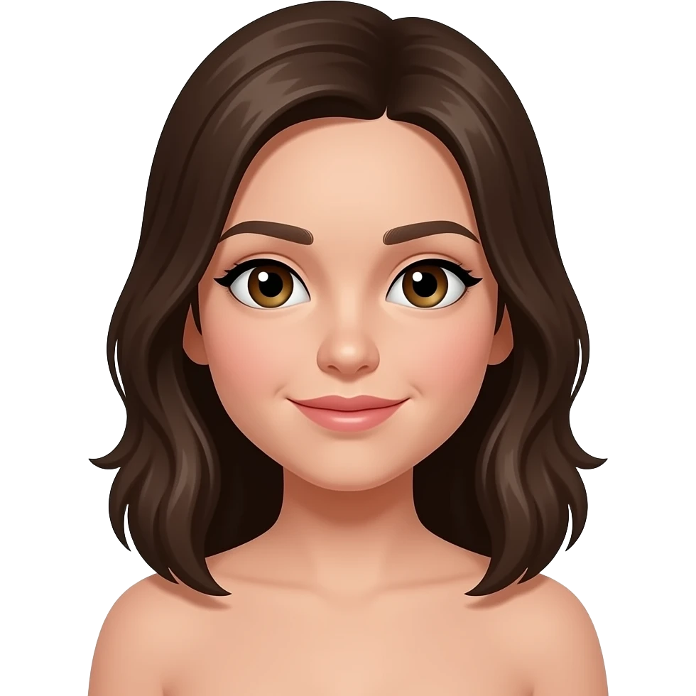 Soyunmus kız yap emoji