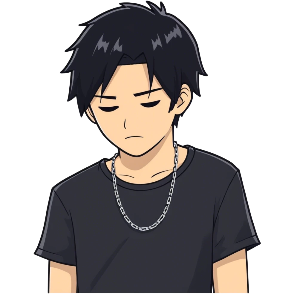 Emo boy emoji