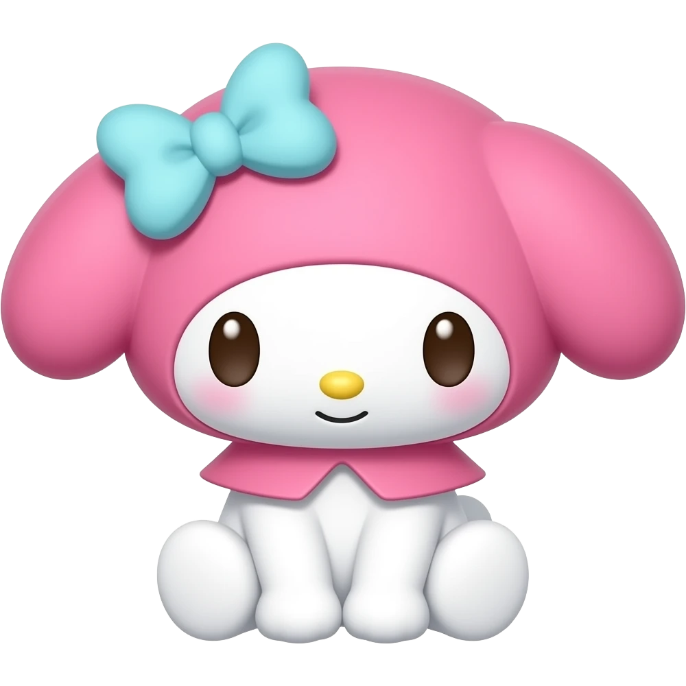 My melody sanrio pokemon shiny pink full body emoji