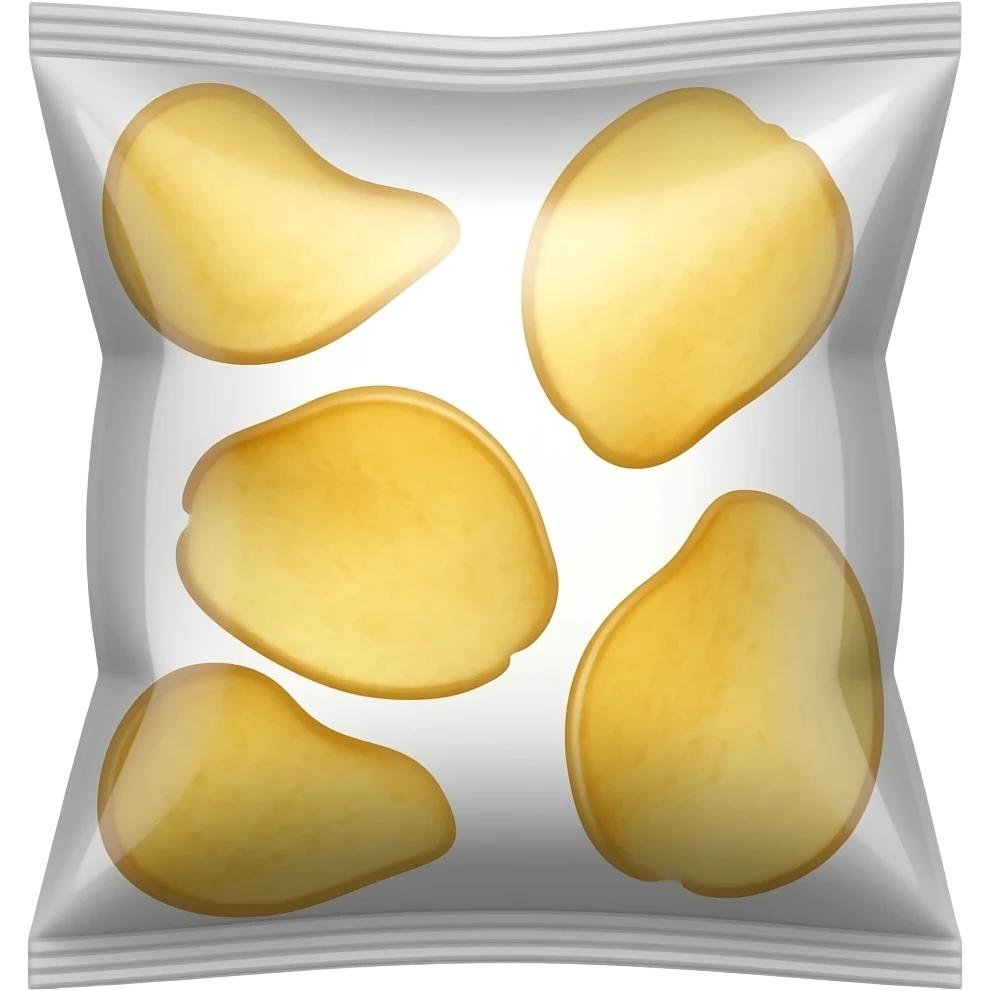 Potato chips (bag) emoji