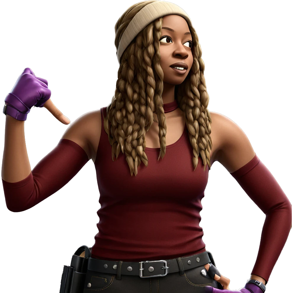 girl in fingerless gloves emoji