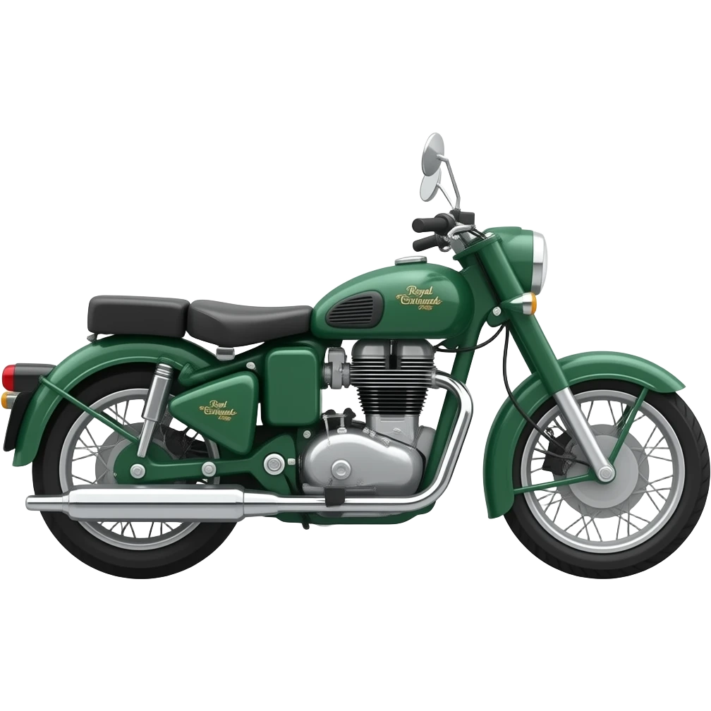Classic 350 Royal Enfield Emerald Green emoji